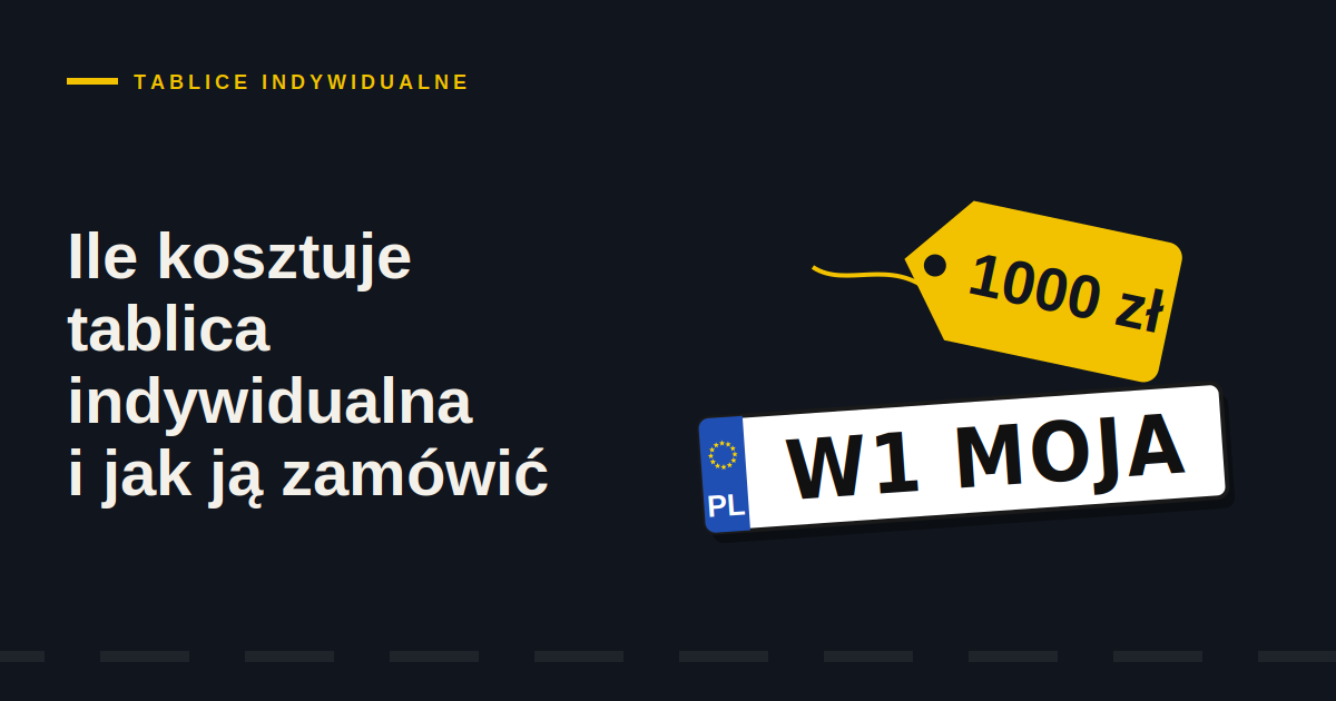 Ile kosztuje tablica indywidualna i jak ją zamówić
